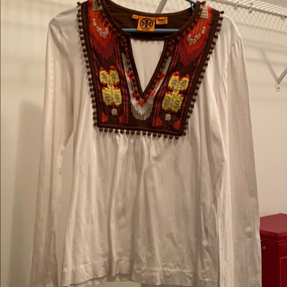 Tory Burch tunic with pom pom detail